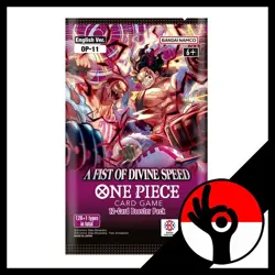 One Piece OP11 A Fist of Divine Speed Booster Pack English Trading Card Game - Image 1