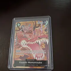 Bandai One Piece Card Game Kouzuki Momonosuke OP06-085 Alt Art 6000P Cost 9 Eng - Image 1