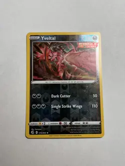 Pokemon Card TCG Yveltal Fusion Strike 175/264 Reverse Holo Rare NM - Image 1