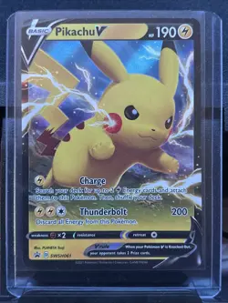 Pikachu V SWSH061 SWSH: Sword & Shield Promo Cards Holo - Image 1