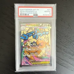 Mega Dragonite EX 271/217 Ascended Heroes MEGA ATTACK RARE Pokemon Card PSA 10 - Image 1