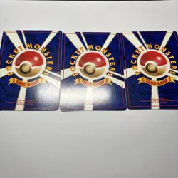 New Sealed Japanese Pokemon Southern Island Tropical Jungle 3 Card Set - Image 3