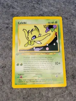 Pokemon TCG Celebi Neo Revelation Card 16/64 1st Edition Rare - Image 1