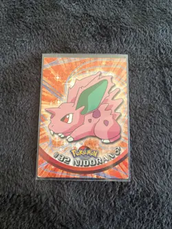 Nidoran,Nidorino & Nidoking Topps Blue Label NM Vintage Pokemon Card Lot - Image 3