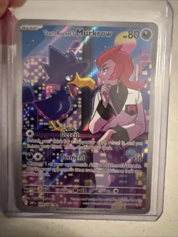 Team Rockets Murkrow Illustration Card Destined Rivals Series 200/182 - Image 1