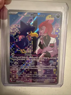 Team Rockets Murkrow Illustration Card Destined Rivals Series 200/182 - Image 2