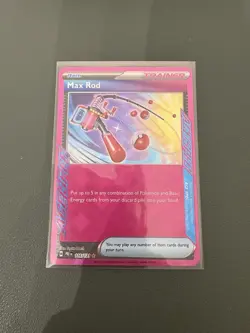 Max Rod Ace Spec Prismatic Evolutions Pokemon Card 116/131 - Image 1