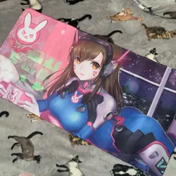 D.va Rubber Playmat Play Mat Tcg Trading Card Game Overwatch Gaming Mouse Pad - Image 1
