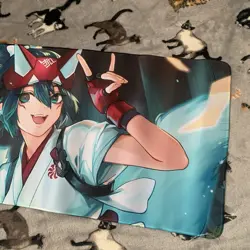 Kiriko Rubber Playmat Play Mat Tcg Trading Card Game Overwatch Desk Mouse Pad - Image 3