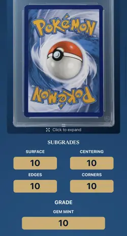 Pokemon TCG Obsidian Flames Charizard EX Card 215/197 Ace Graded 10 Gem Mint - Image 4