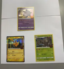 Trick or Trade Holo 3-Card Lot Gengar Pikachu Trevenant - Image 1