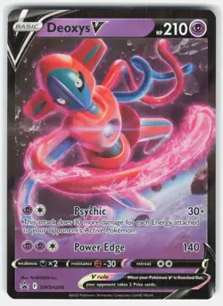 Deoxys V Holo Promo SWSH: Sword & Shield Promo Cards SWSH266 NM - Image 1