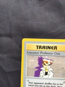 Pokemon Cards: Base Set Shadowless Rare: Impostor Professor Oak 73/102 - Image 2