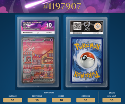 Ace 10 Mew ex 053 Black Star Promo 151 UPC Pokemon Card PERFECT SUBS - Image 3