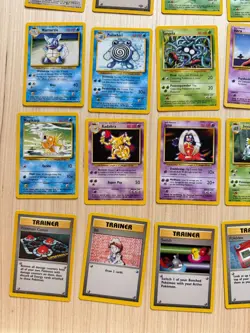 Vintage English Pokemon 65 Card Lot - Base Set, Fossil, Jungle, Neo, and More! - Image 5