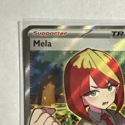 Mela 140/131 Ultra Rare Full Art Card Prismatic Evolutions PRE Pokemon TCG NM - Image 3
