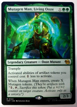 Mutagen Man, Living Ooze - Rare - MTG Teenage Mutant Ninja Turtles - 0124 NM - Image 1