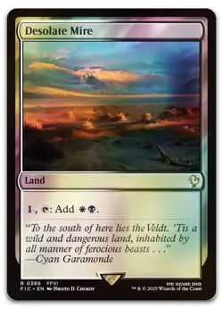 Desolate Mire (Surge Foil) #386 (NM) Final Fantasy FIC Magic MTG - Image 1