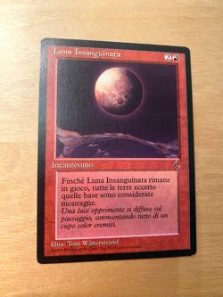 MTG Blood Moon The Dark Italian EXC - Image 1