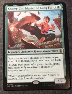 Shang-Chi, Master Of Kung Fu - Foil - MSH - MTG - NM - EN - 0187 - Image 1