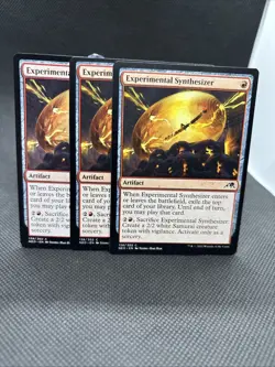 ***Experimental Synthesizer x3***MTG Kamigawa: Neon Dynasty - Image 1