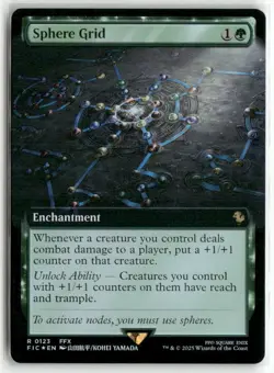 Sphere Grid (Extended Art) 123 Commander: FINAL FANTASY MTG Foil LP - Image 1