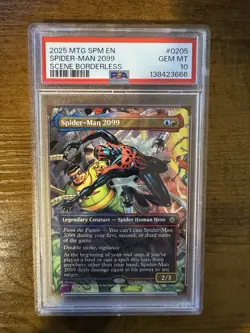 MTG - Spider-Man 2099 #0205 - Borderless PSA10 - Image 1