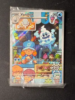 Pokemon TCG Holiday Calendar 2025: Vanillish 190/182 Snowflake Stamped - Sealed - Image 1