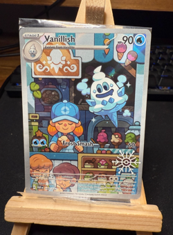 Pokemon TCG Holiday Calendar 2025: Vanillish 190/182 Snowflake Stamped - Sealed - Image 2