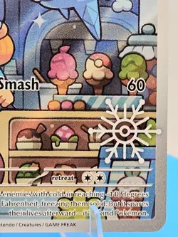 Vanillish ❄ 190/182 🔥 Pokemon Holiday Calendar Snowflake Stamp IR Holo NM TCG - Image 3