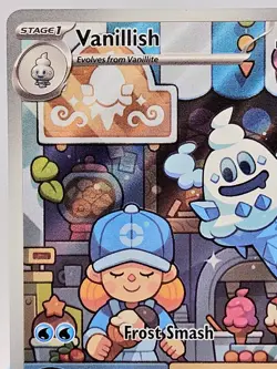 Vanillish ❄ 190/182 🔥 Pokemon Holiday Calendar Snowflake Stamp IR Holo NM TCG - Image 5