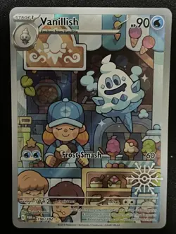 Vanillish - (Holiday Calendar) 190/182 Illustration Rare Pokemon TCG Card NM - Image 1