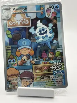 Pokemon TCG Vanillish Holo Illustration Card 190/182 2025 Holiday Calendar - Image 1
