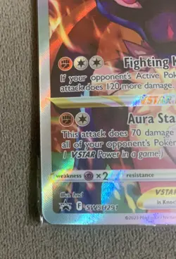 Lucario VSTAR SWSH291 SWSH: Sword & Shield Promo Cards Holo (sealed) - Image 5