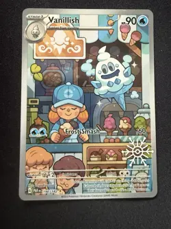 Vanillish Holiday Calendar 190/182 Pokemon TCG Promo Near Mint stamped - Image 1