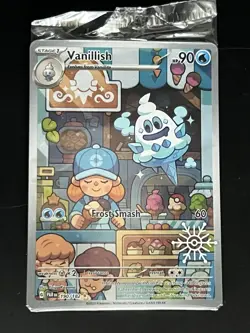 Pokemon TCG Vanillish 190/182 Holiday Stamped Promo Sealed - Image 1