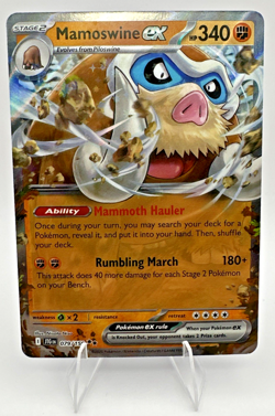 Mamoswine ex 079/159 - Double Rare - Journey Together NM - Pokemon - Image 1
