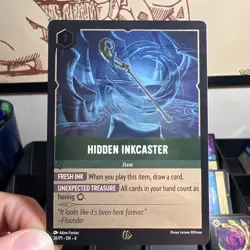 Hidden Inkcaster 36 Disney Lorcana Promo Cards Cold Foil - Image 1