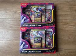 2x Pokemon TCG Mega Evolution Mega Latias EX Box Brand New & Sealed - In Hand! - Image 1
