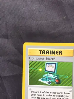 Pokemon Cards: Base Set Shadowless Rare: Computer Search 71/102 - Image 2