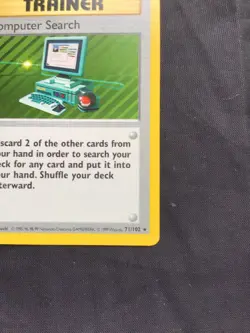 Pokemon Cards: Base Set Shadowless Rare: Computer Search 71/102 - Image 4