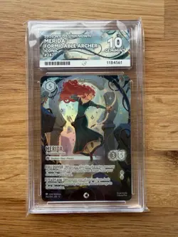 ACE 10 Lorcana Wilds Unknown iconic Merida Formidable Archer. ACE 10. Disney - Image 1