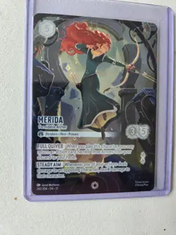 Merida Formidable Archer Disney Lorcana 242/202 Iconic Rare Wilds Unknown - Image 2
