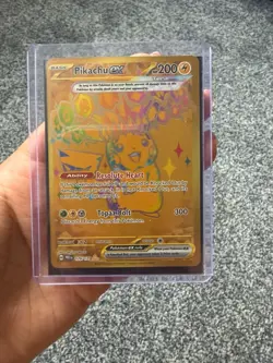 Pokemon TCG Pikachu Ex Gold Hyper Rare 179/131 Prismatic Evolutions English NM - Image 5