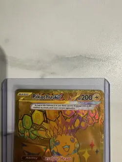 Pokemon TCG Pikachu Ex Gold Hyper Rare 179/131 Prismatic Evolutions English NM - Image 3