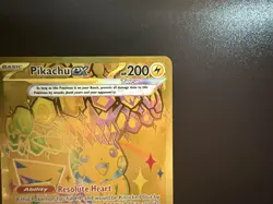 Pikachu ex 179/131 - Hyper Rare Gold - Pokemon Prismatic Evolutions - NM - Image 5
