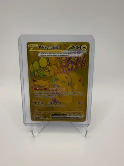 Pikachu ex 179/131 Hyper Rare Gold Prismatic Evolutions Pokemon Card NM - Image 1