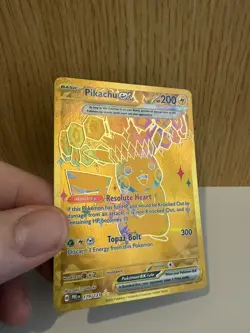 Pikachu Ex - 179/131 - *Hyper Rare Gold* - Pokemon Prismatic Evolutions - NM - Image 2