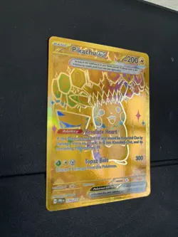 Pokemon Pikachu ex 179/131 Gold Hyper Rare Prismatic Evolutions - Image 3