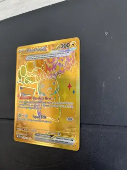 Pokemon Pikachu ex 179/131 Gold Hyper Rare Prismatic Evolutions - Image 4